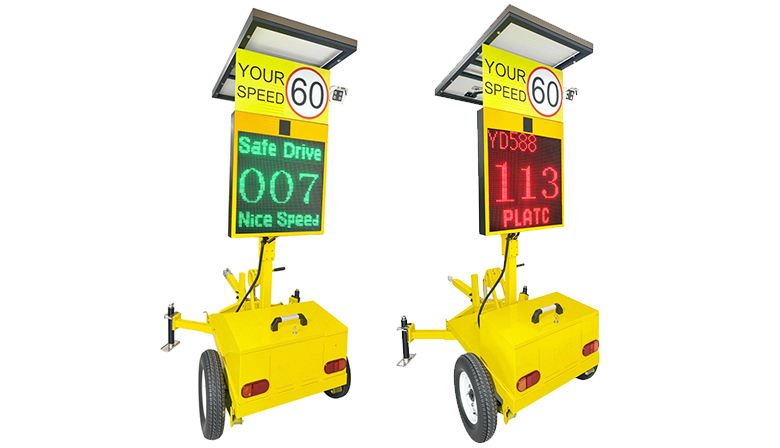 solar trailer radar speed sign